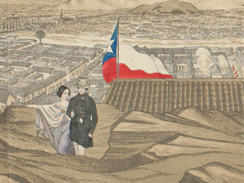 El cerro Santa Lucía a través del tiempo