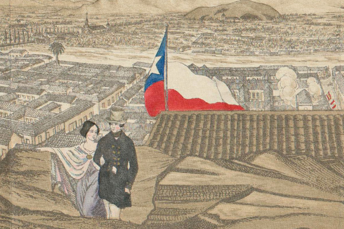 El cerro Santa Lucía a través del tiempo
