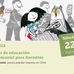 Taller para docentes: inscríbete en el Taller de Educación Patrimonial dedicado a la Lira Popular